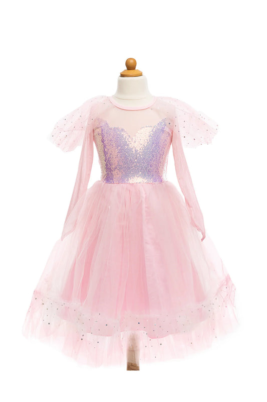 Robe princesse rose (3 à 8 ans)