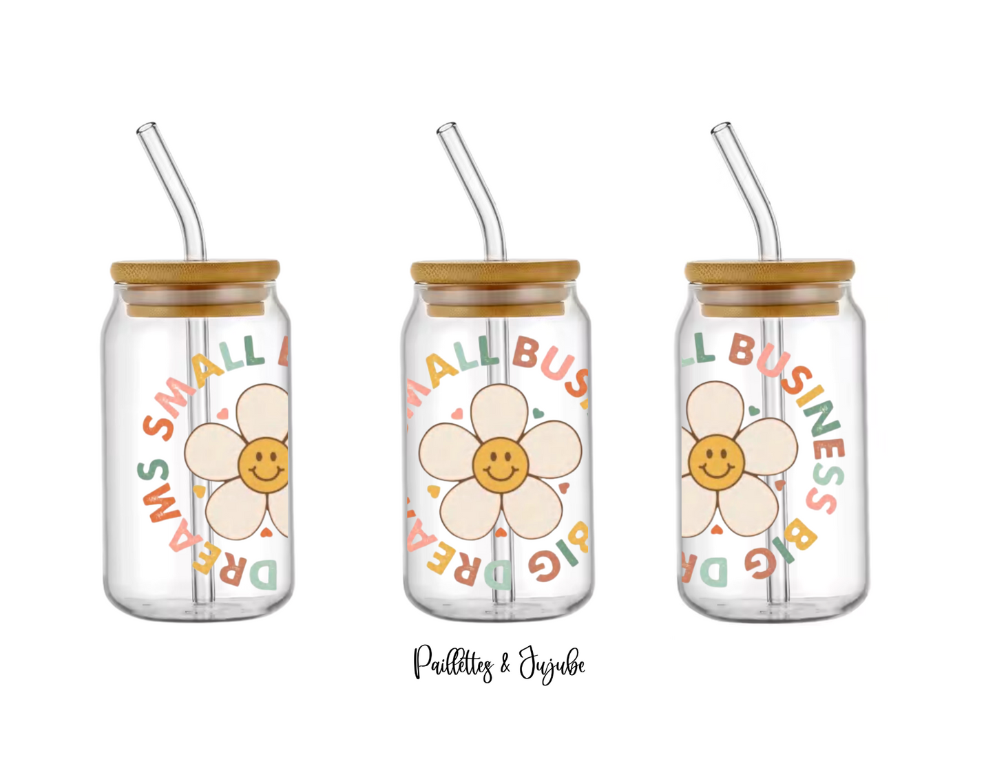 Beer can |16 oz transparent en verre