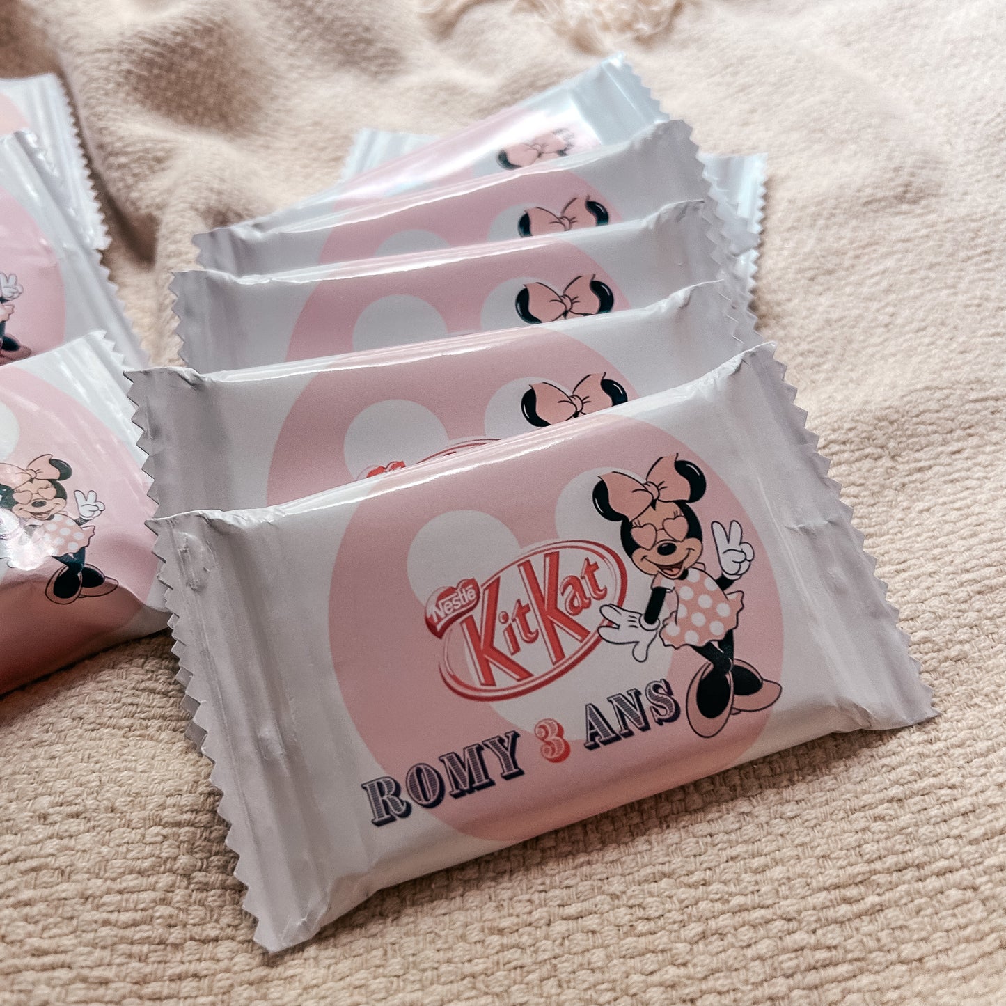 Barres de chocolat personnalisés