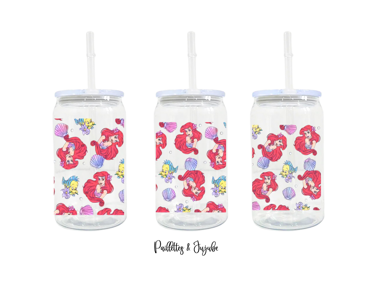 Beer can plastique 16 oz transparent
