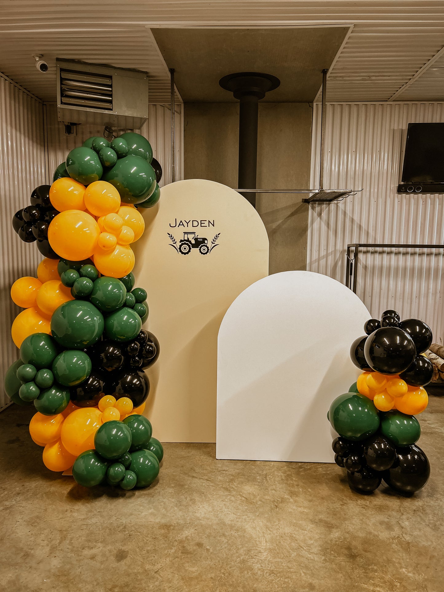 11" Ballon en latex vert evergreen