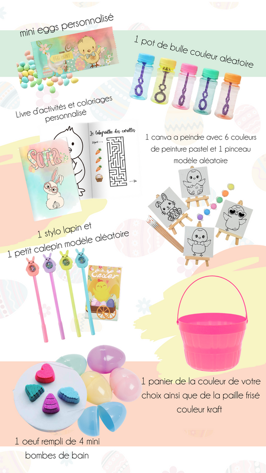 Panier surprise de pâques