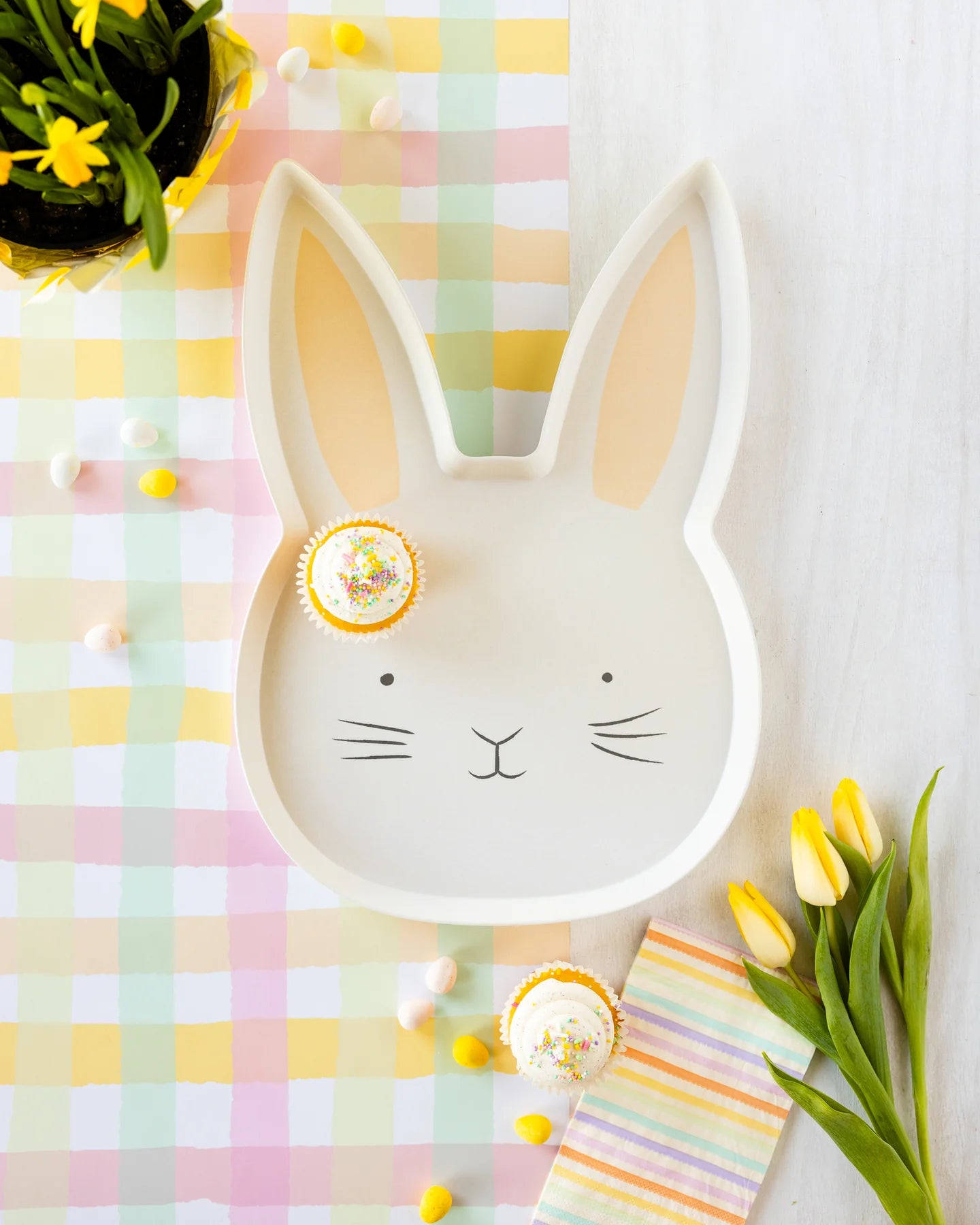 Plateau en forme de lapin réutilisable