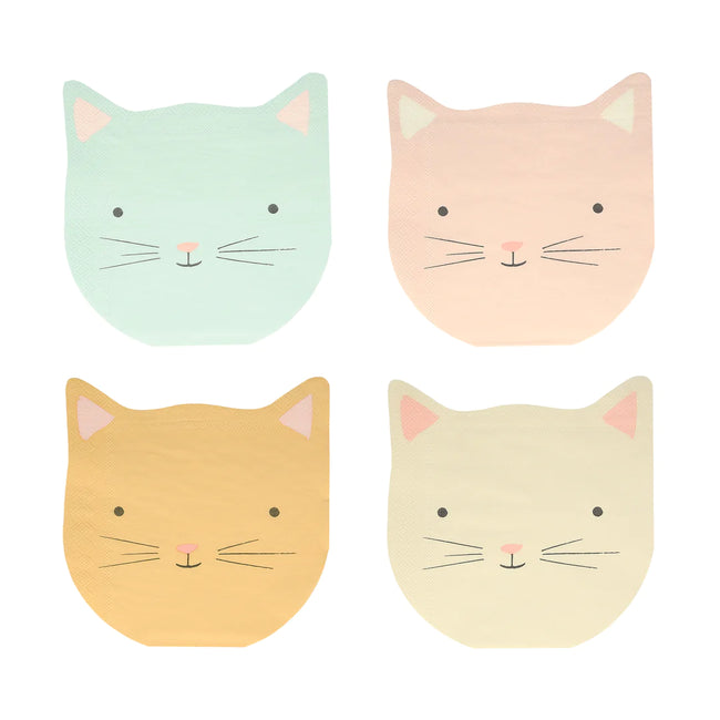 Serviettes chat
