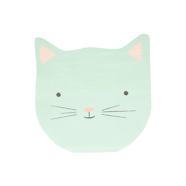 Serviettes chat