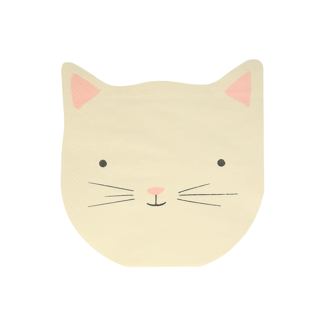 Serviettes chat