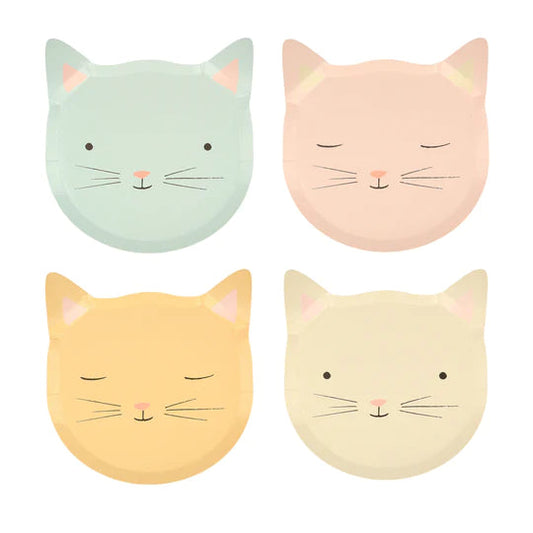 Assiettes chat