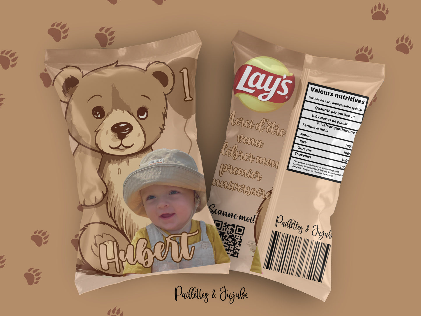 Sacs de chips personnalisés