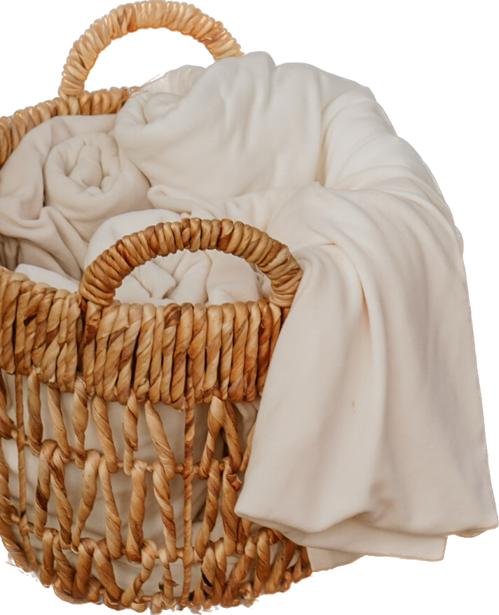 Grand panier en rotin pour location
