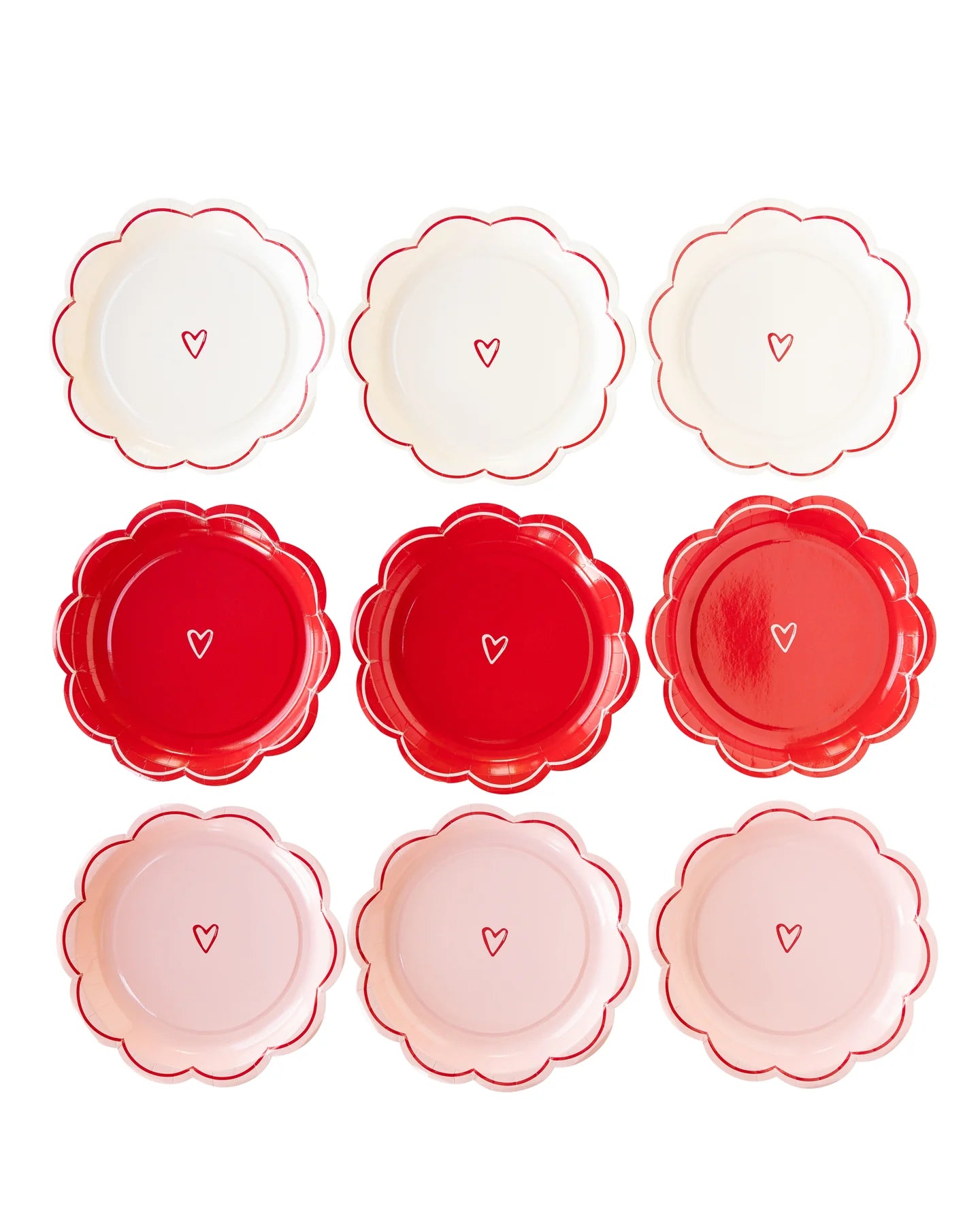 Assiettes 3 couleurs