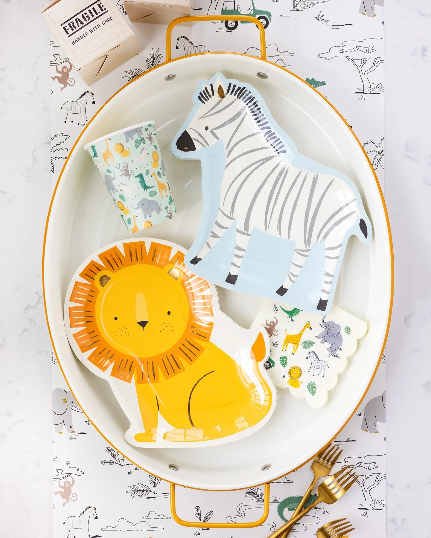 Chemins de table safari