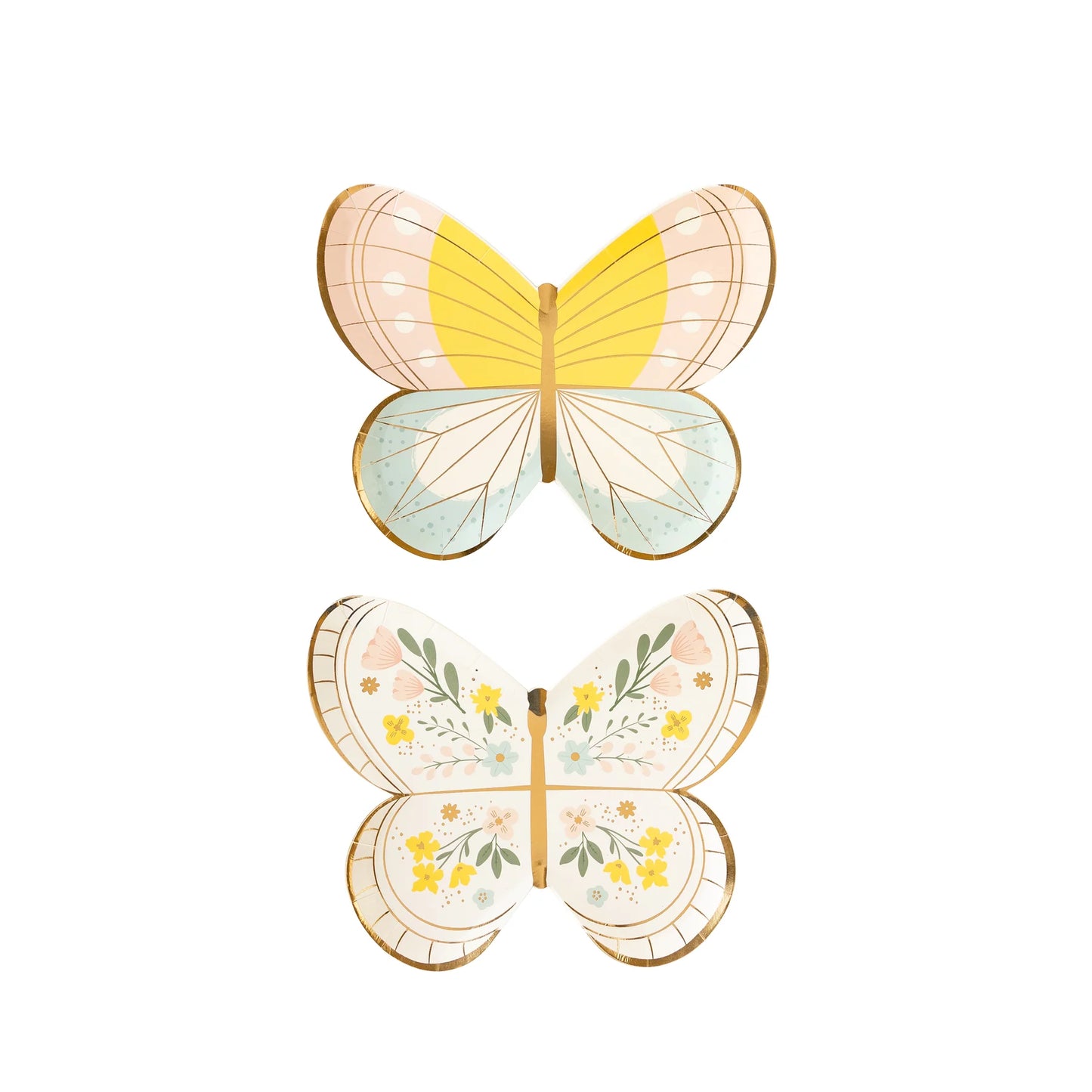 Assiettes Papillons
