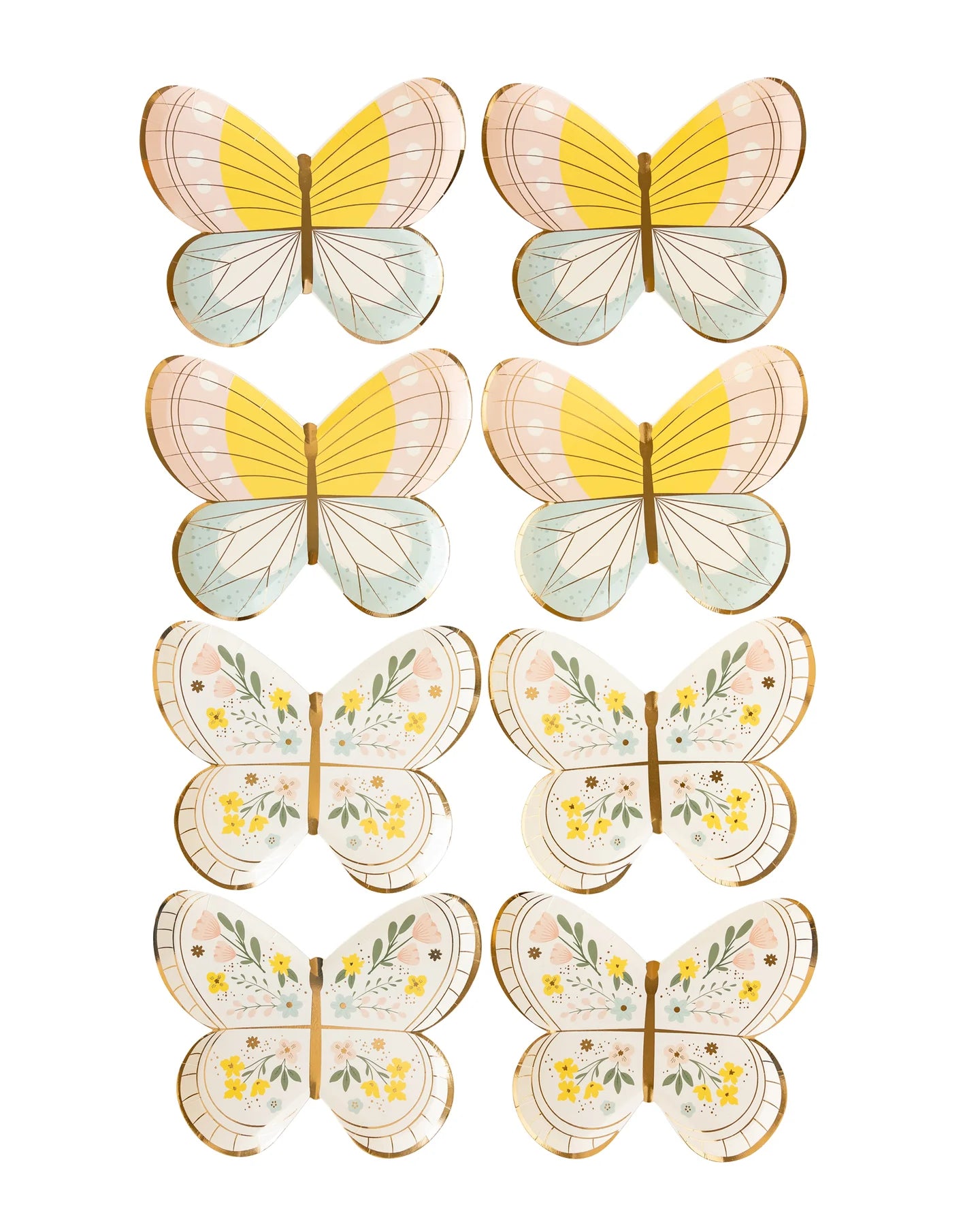 Assiettes Papillons