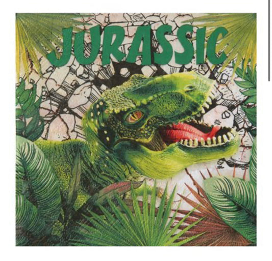 Serviettes dinosaures