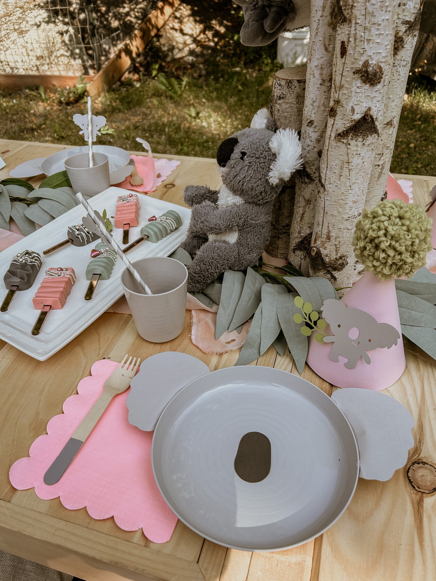 Oreilles et nez de koala