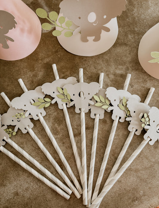 Pailles koala 12pc