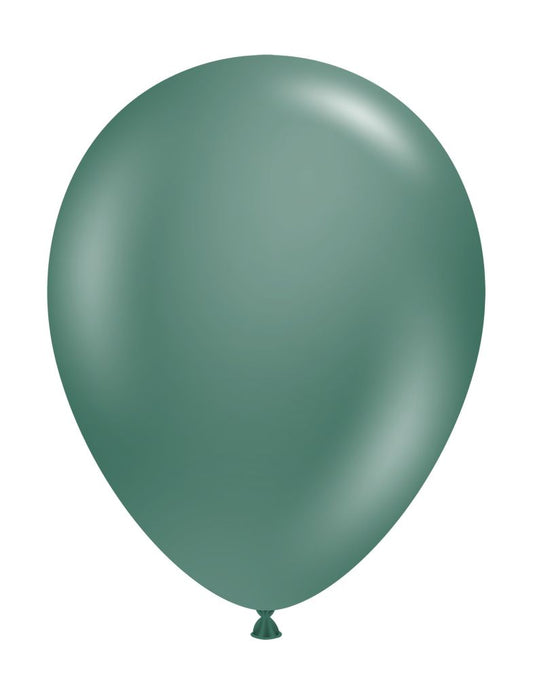 11" Ballon en latex vert evergreen