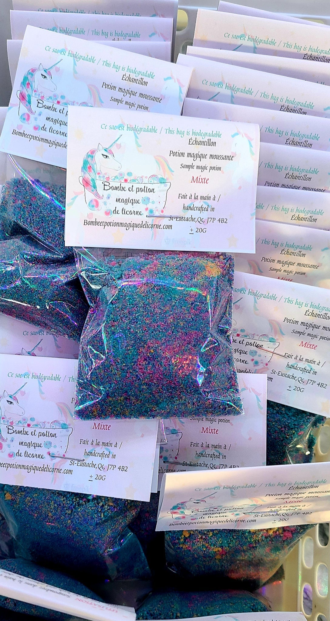 Potion magique moussante