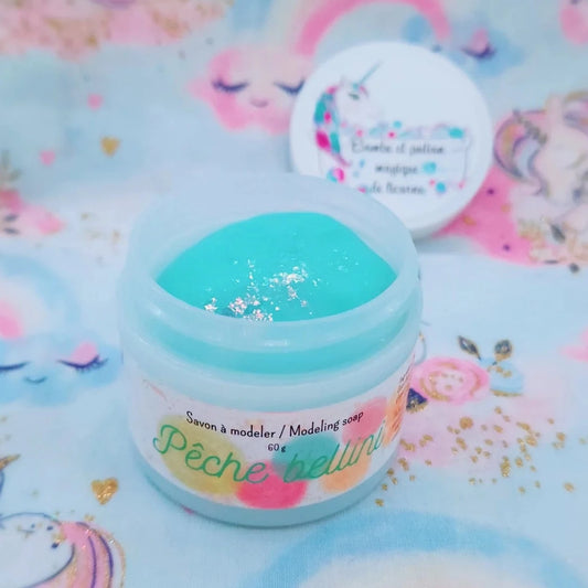 Savon a modeler fragrance pêche bellini