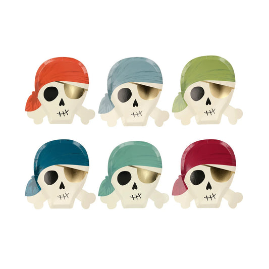 Assiettes pirate