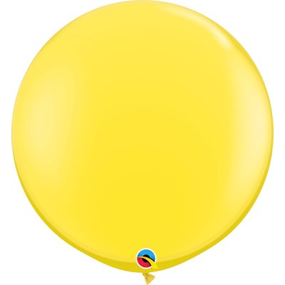 36" Ballon en latex jaune standard MEGA