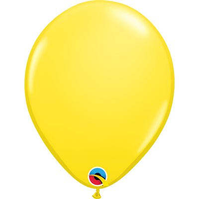 16" Ballon en latex jaune standard