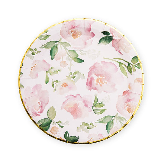 Grande assiette fleur