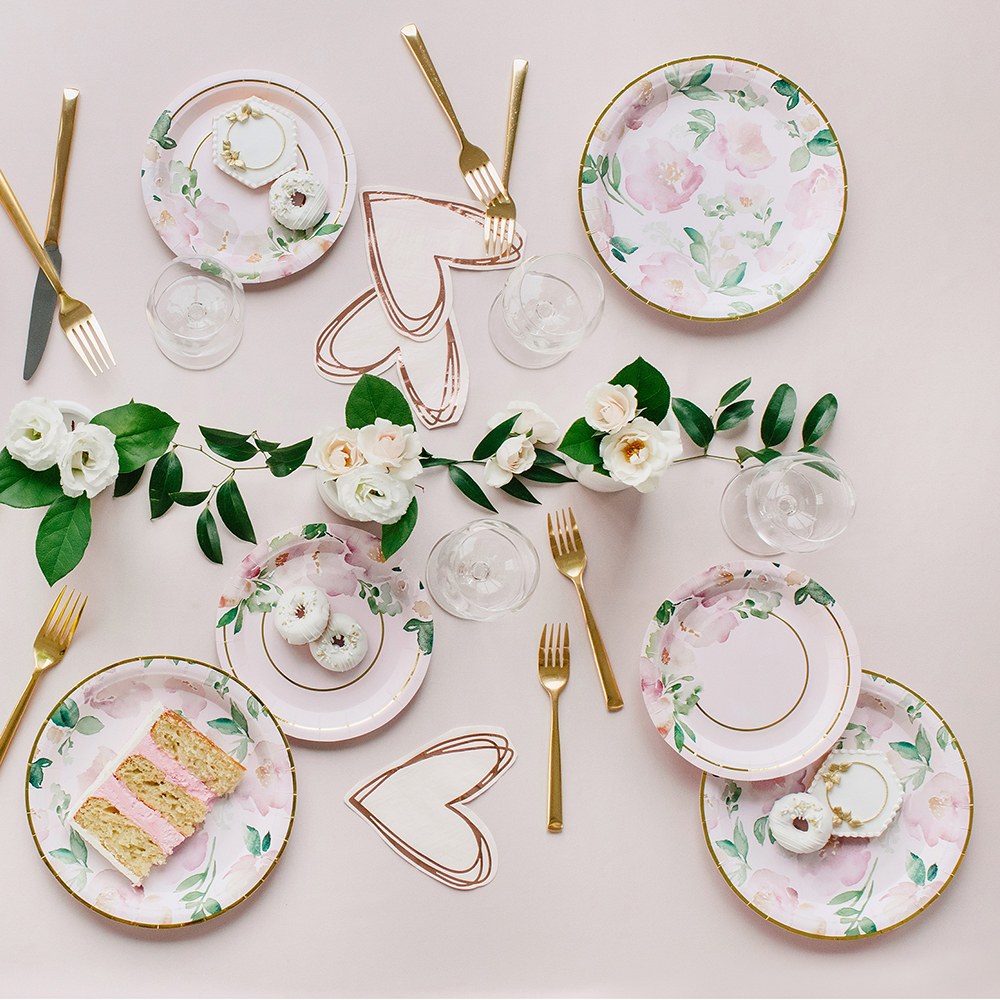 Grande assiette fleur