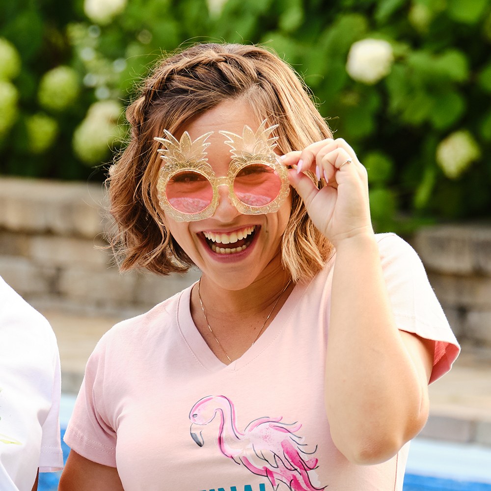 Lunettes de soleil ananas