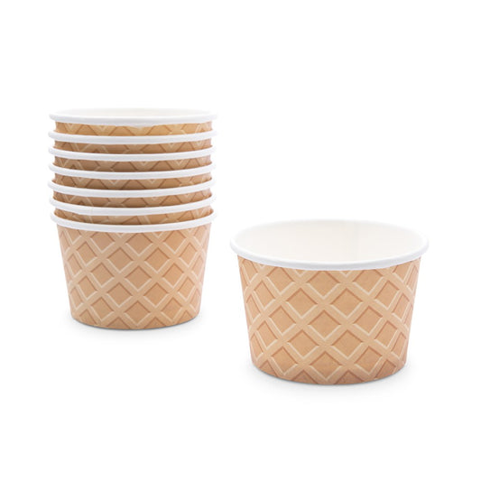 Contenant crème glacée 8oz