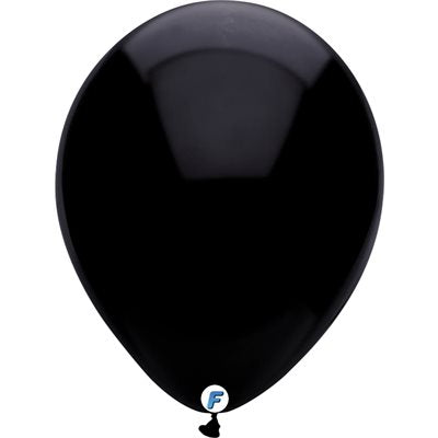 11" Ballon en latex noir