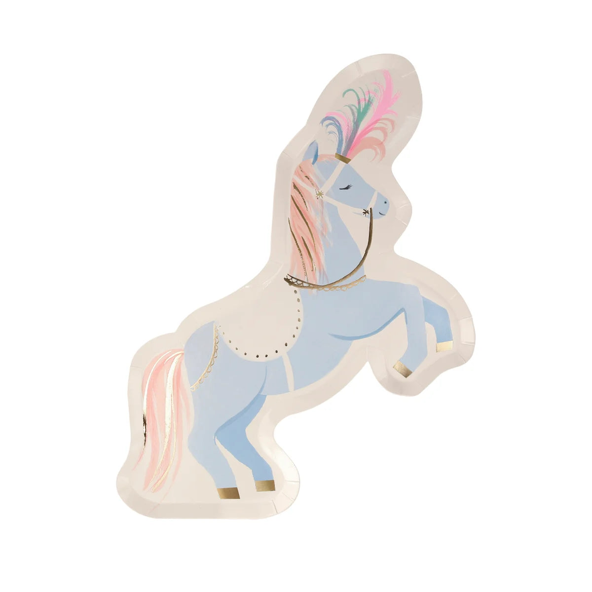 Assiettes cheval de cirque