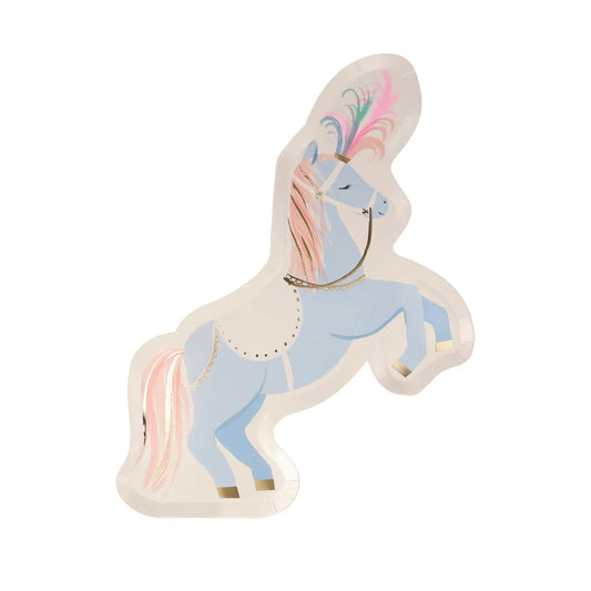 Assiettes cheval de cirque