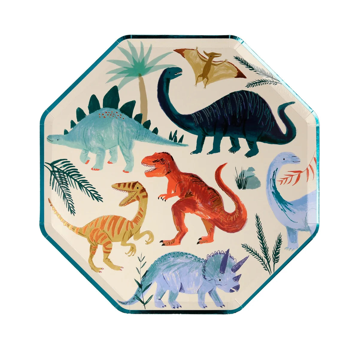 Assiettes grande dinosaure