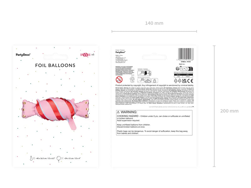 Mini ballons bonbons (5pcs)