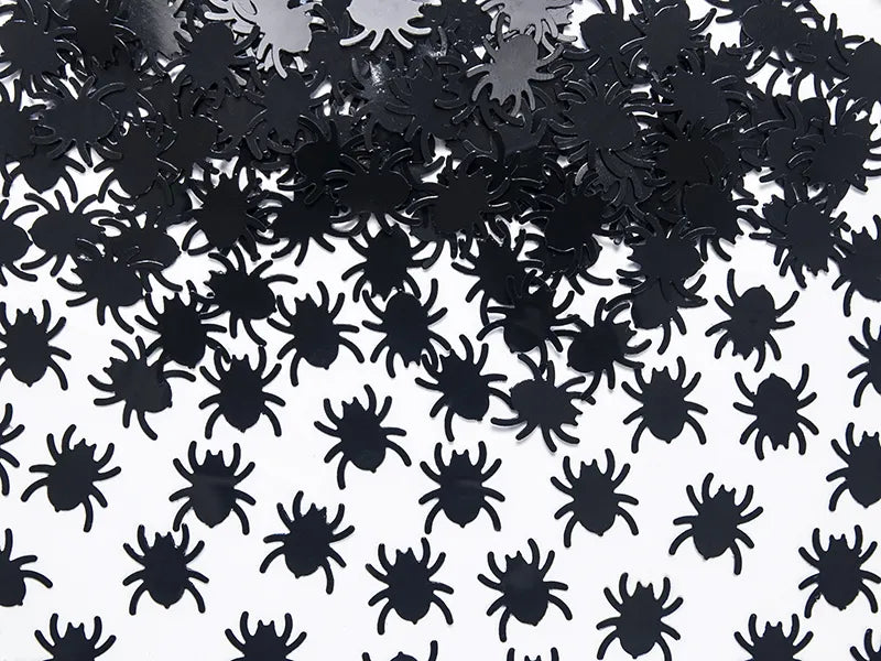 Araignées en confettis