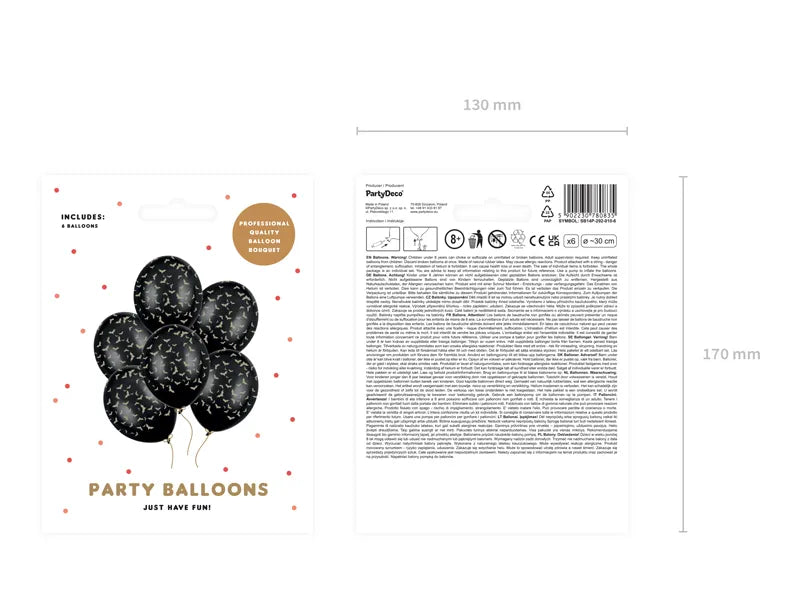Ballon chauve-souris (6pc)