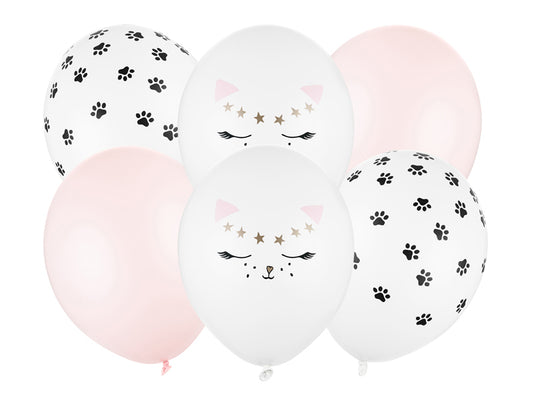 ballons chat 6pc