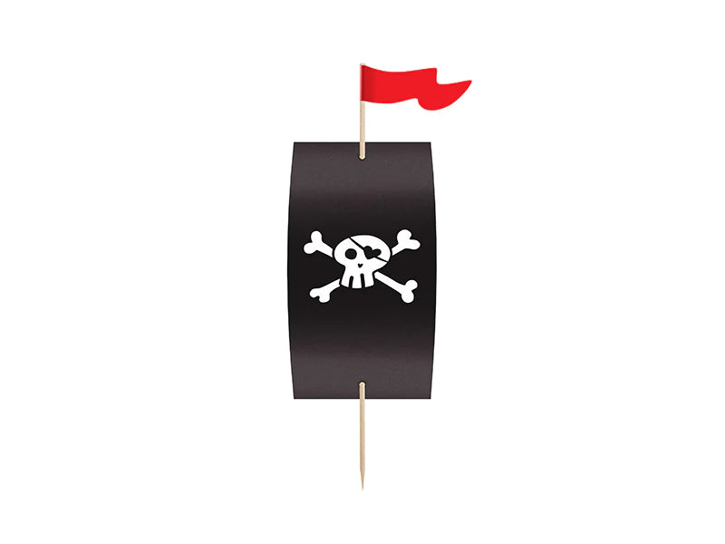 Moules à cupcakes pirate 6pc