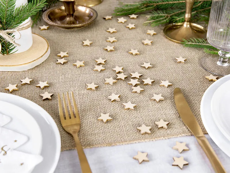 Confettis étoile en bois