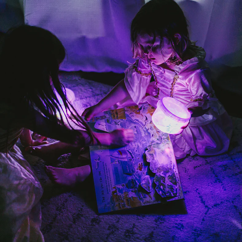 Glo Pals - Jouet avec 2 cubes lumineux activés par l'eau, Lumi