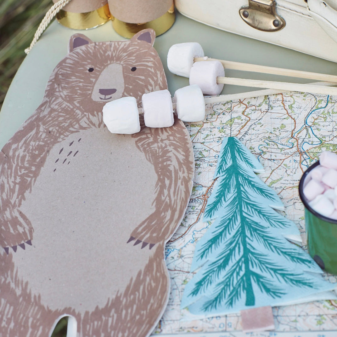 Grandes assiettes ours