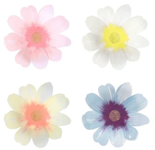 Assiettes fleurs grande