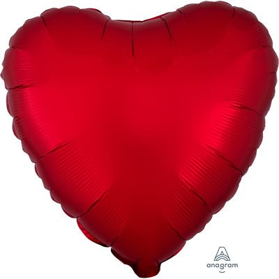 Ballon cœur rouge