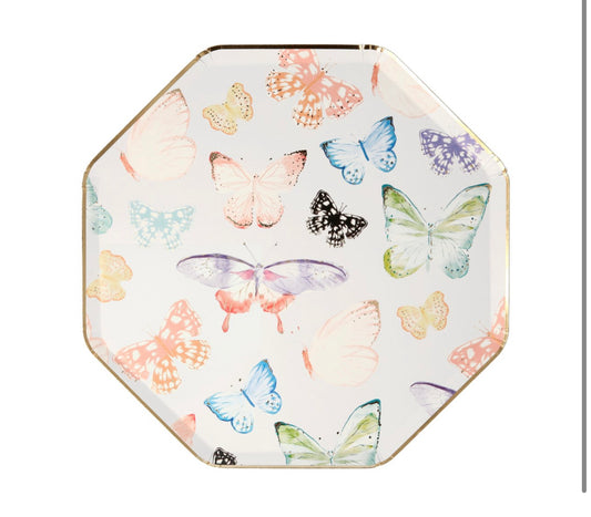 Assiettes papillon grande