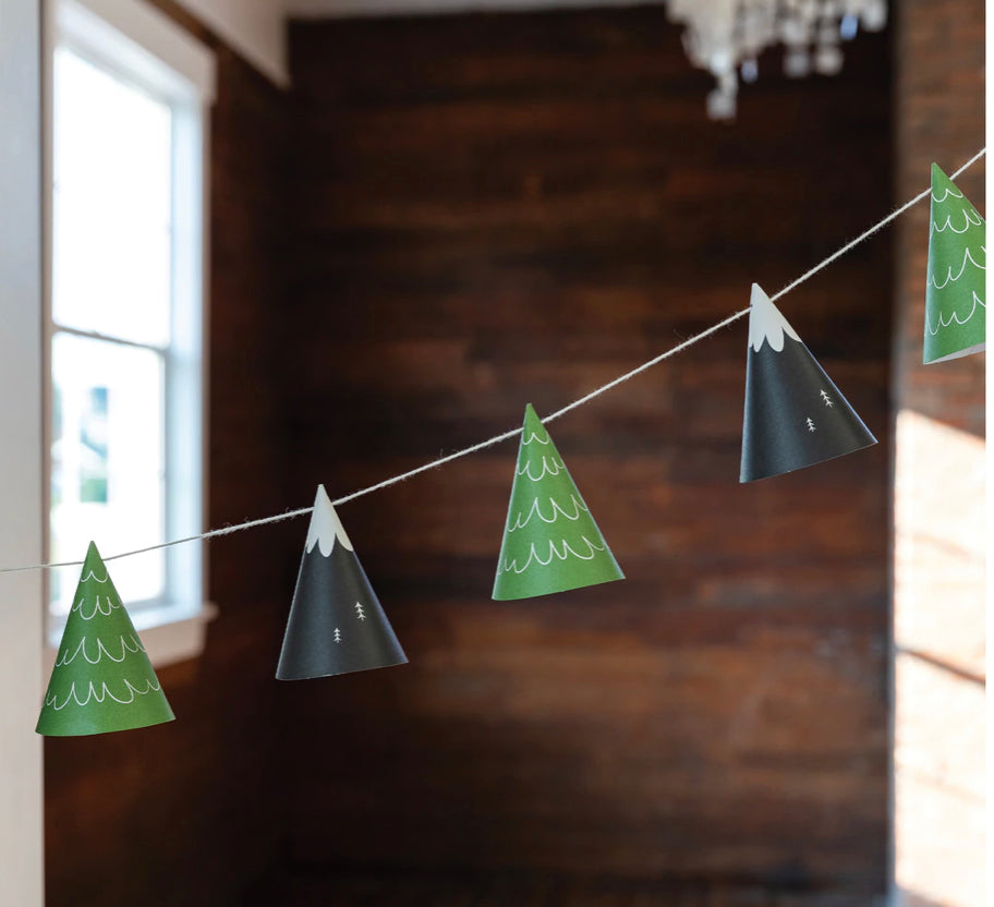 Mountain tree garlands