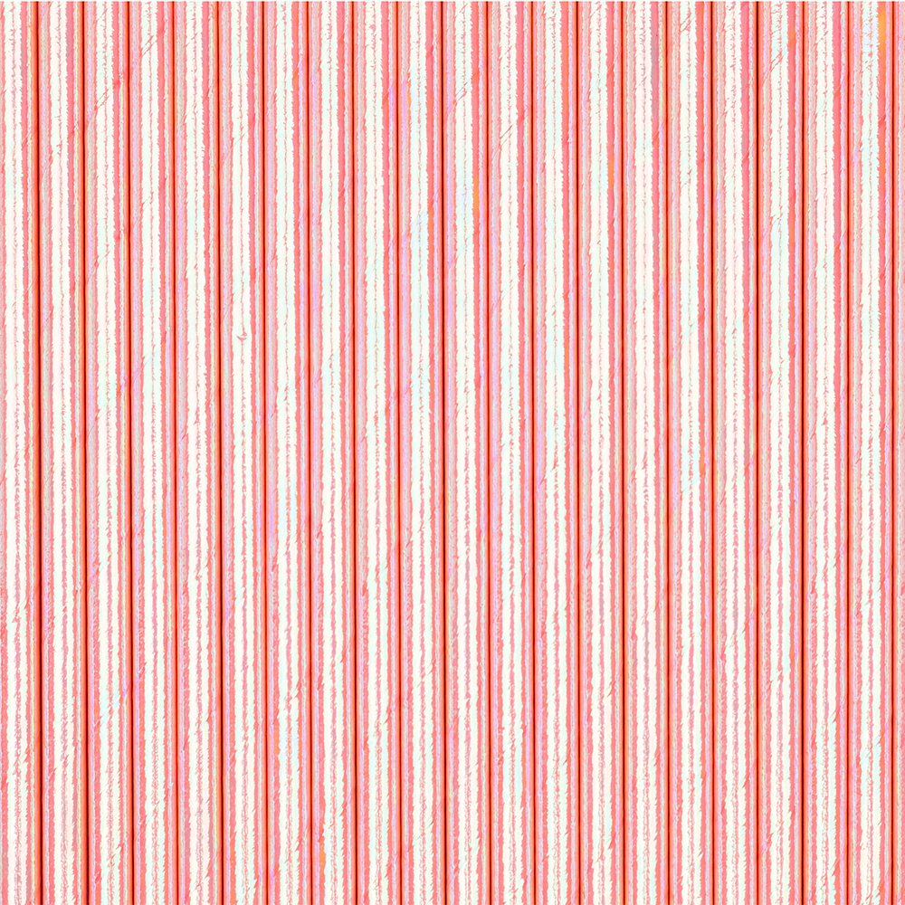 Iridescent Peach Disposable Straws