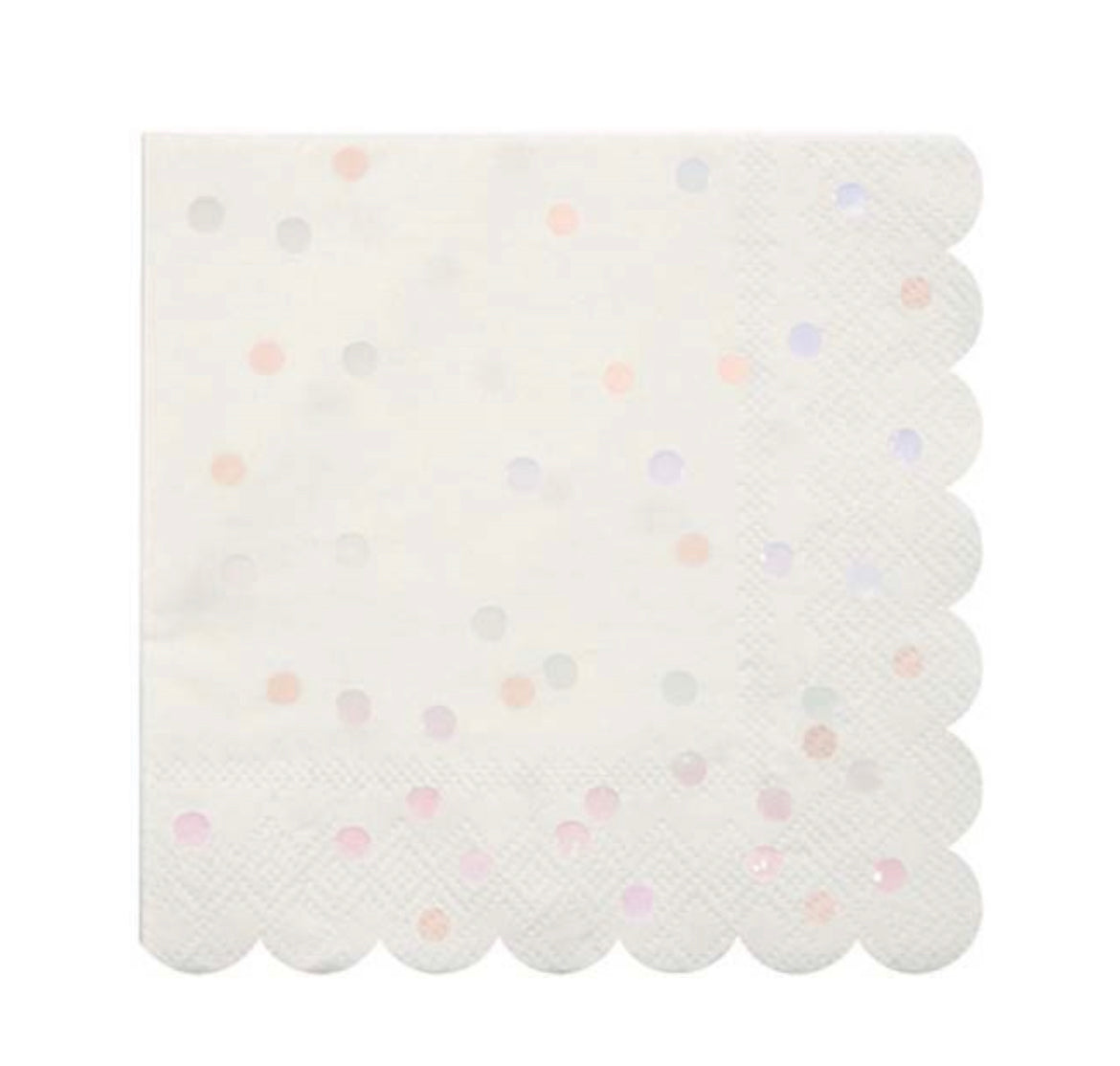 Small Iridescent Dots Napkins