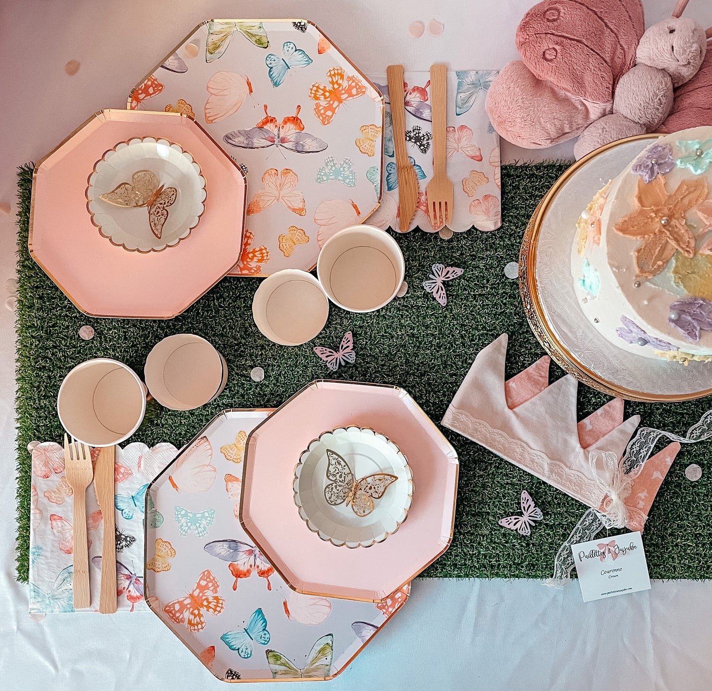 Assiettes papillon grande