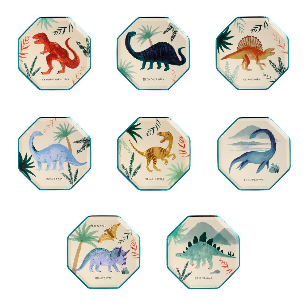 Assiettes de dinosaures- petite
